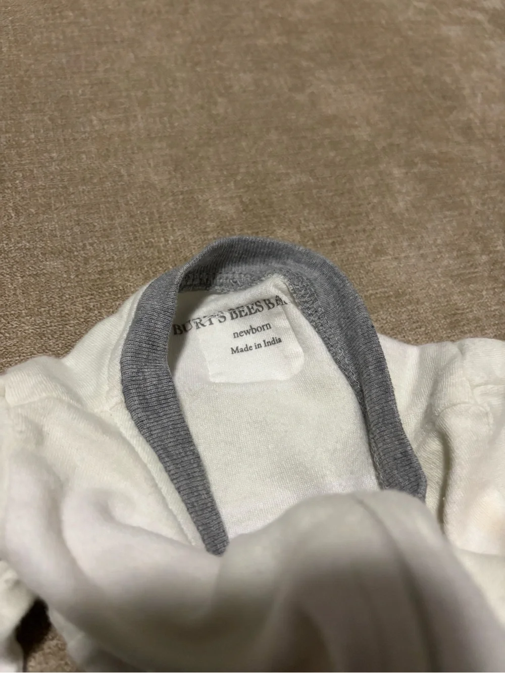 Burt's Bees Baby Striped Footed One-Piece
